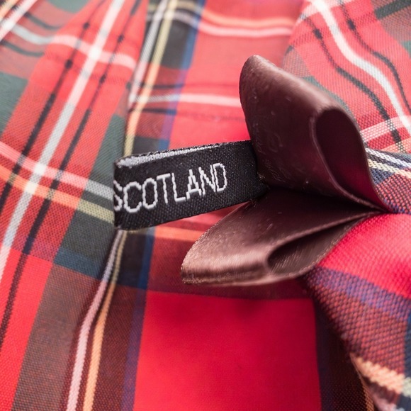 Maus & Hoffman Harrington Jacket Mens XL Red Plaid Lined Cotton Made in Scotland - Picture 11 of 16